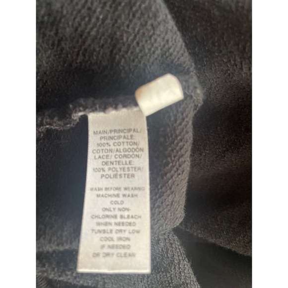 Loft Size X-Small Sweater Black with Cut Out Shoulders - Picture 5 of 5